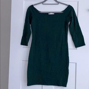 Forest green bodycon dress size M